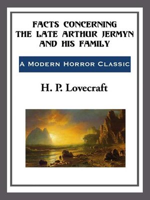cover image of Facts Concerning the Late Arthur Jermyn and his Family